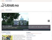 Tablet Screenshot of liblab.no